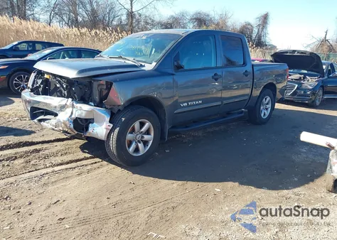 2011 Nissan Titan Sv из США, поврежденный, VIN 1N6BA0EC3BN313572